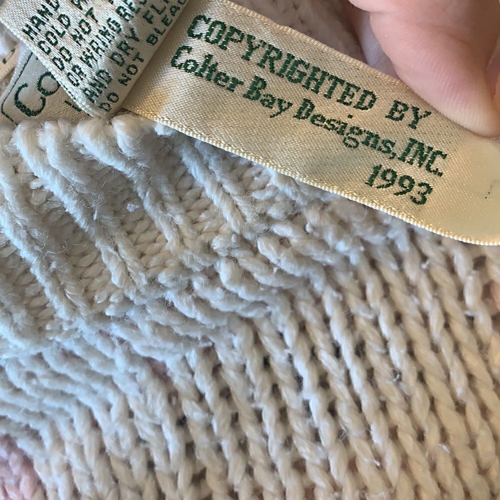 Vintage colter bay sweater medium knit (D1) - Picture 7 of 10